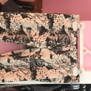 Abercrombie and Fitch Floral leggings